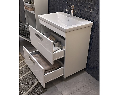 Тумба под раковину Vigo Plaza 60 tn.PLA.FOS.60.2Y Белая