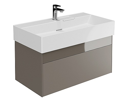 Тумба под раковину Kerama Marazzi Logica 90 LOG.90.2\SAN подвесная Песчаная