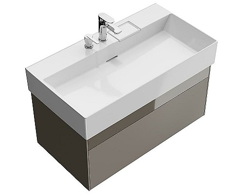 Тумба под раковину Kerama Marazzi Logica 90 LOG.90.2\SAN подвесная Песчаная