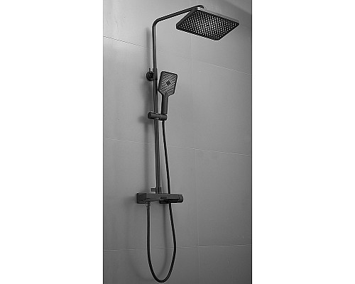 Душевая система Belz B672-7 B24672-7 Черная матовая Душевая система Belz B672-7 B24672-7 Черная матовая