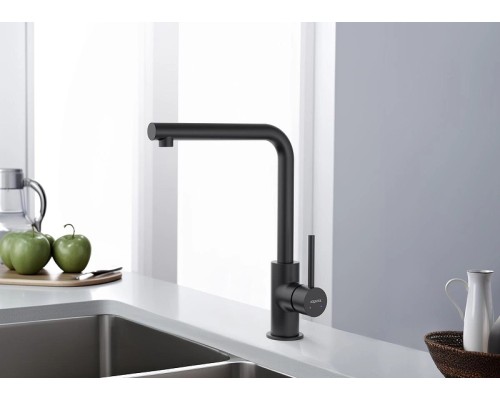 Смеситель для кухни Aquatek Европа AQ1380MB Черный матовый