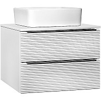 Тумба под раковину Runo Орлеан 70 00-00002023 подвесная Белая