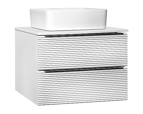 Тумба под раковину Runo Орлеан 70 00-00002023 подвесная Белая