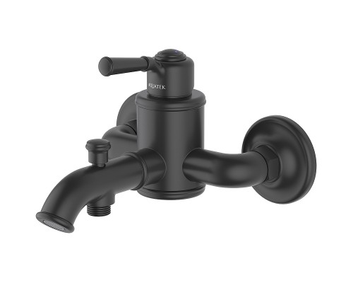 Смеситель для ванны Aquatek Классик AQ1540MB Черный матовый