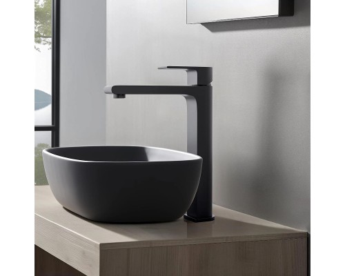 Смеситель для раковины Aquatek Лира AQ1404MB Черный матовый