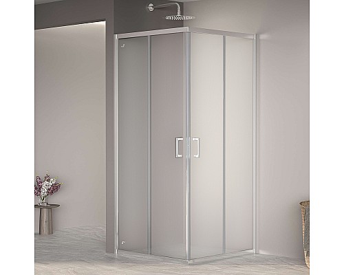 Душевой уголок RGW Passage PA-030 90x90 3508103099-21 профиль Хром стекло матовое-сатинат