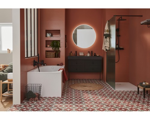 Смеситель для раковины Jacob Delafon Vivienne Signature E38682-LB2-BL Черный матовый