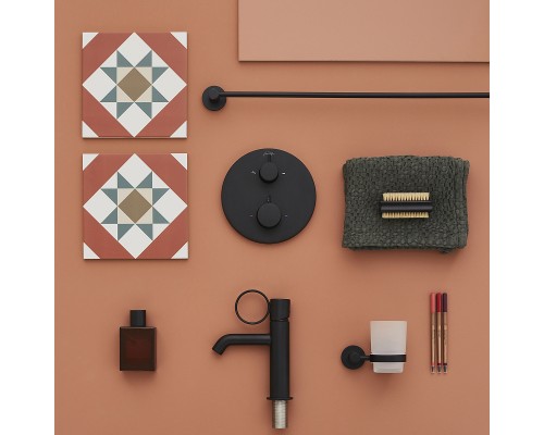 Смеситель для раковины Jacob Delafon Vivienne Signature E38682-LB2-BL Черный матовый