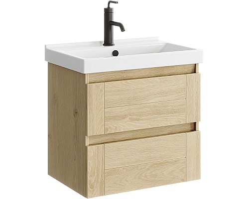 Тумба под раковину Aqwella Astrid 60 AST0106DD подвесная Дуб Давос