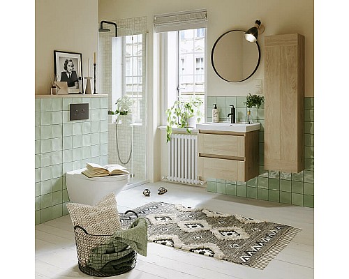 Тумба под раковину Aqwella Astrid 60 AST0106DD подвесная Дуб Давос