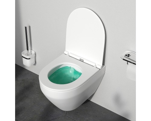 Комплект унитаза с инсталляцией AM.PM Spirit V2.0 FlashClean IS100138.701700 с сиденьем Микролифт и Черной матовой клавишей смыва