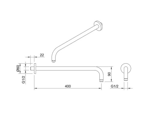 Душевая система Berges Nardis 3R 071013 Хром