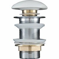 Донный клапан Aquanet 330951 click-clack Белый матовый