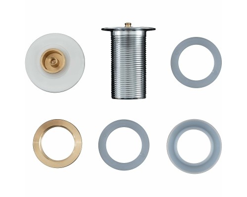 Донный клапан Aquanet 330951 click-clack Белый матовый