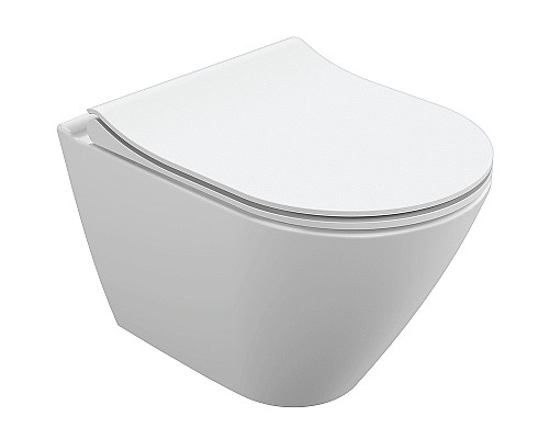 Комплект унитаза Cersanit City Smart CO DPL EO slim LP с инсталляцией Vector 64917 с сиденьем Микролифт