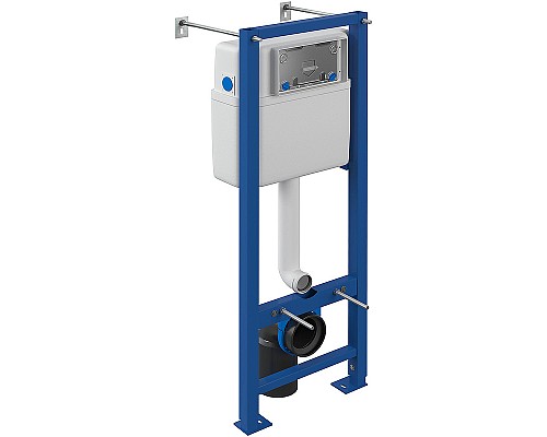 Комплект унитаза Cersanit City Smart CO DPL EO slim LP с инсталляцией Vector 64917 с сиденьем Микролифт