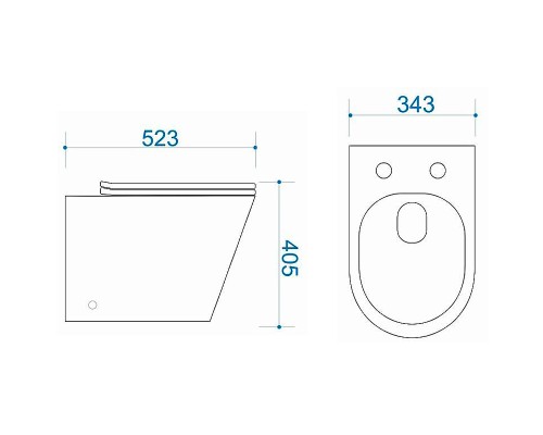 Унитаз Maretti Umbria UM10PRBM39-844 приставной с сиденьем Микролифт