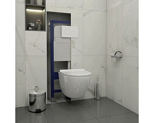 Клавиша смыва Maretti Katrina AC12KA-740 Белая матовая