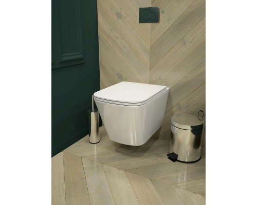 Комплект унитаза с инсталляцией Maretti Umbria UM76KA01552 с сиденьем Микролифт и клавишей смыва Хром глянцевый