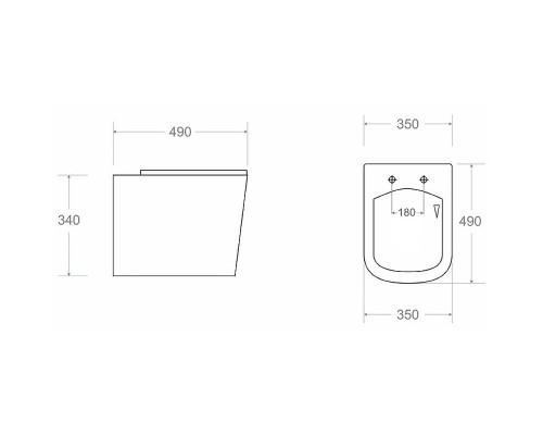 Комплект унитаза с инсталляцией Maretti Umbria UM76UM56052 с сиденьем Микролифт и Черной матовой клавишей смыва