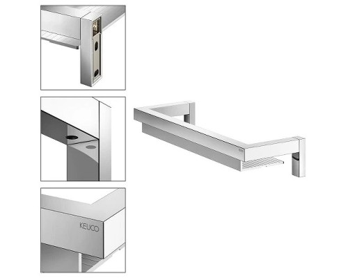 Металлическая полка Keuco Edition 90 Square 19158010000 Хром