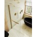 Душевая перегородка Maybah Glass MGD-731-3ш 790x1950 в широком профиле Золото стекло сатиновое