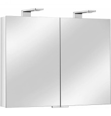 Зеркальный шкаф Keuco Royal Universe 80 с подсветкой Серебристый