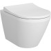 Комплект унитаза с инсталляцией Vitra Integra Round L-box с сиденьем Микролифт и клавишей смыва Хром матовый