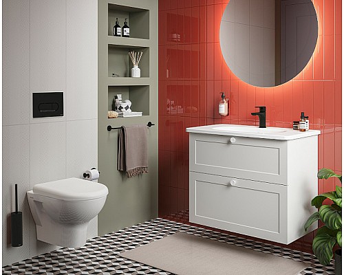 Инсталляция Vitra Core 800-1874 для унитаза с Черной матовой клавишей смыва