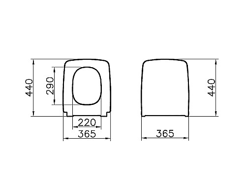 Сиденье для унитаза Vitra Metropole 122-083-009 Черное матовое с Микролифтом