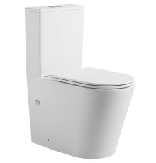 Унитаз компакт beWash Aldo BKBWT401670 Белый матовый с бачком и сиденьем Микролифт