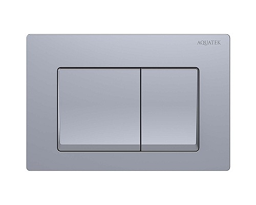 Клавиша смыва Aquatek Small TDI-0000006 Хром матовый