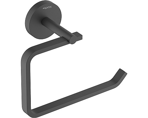 Держатель туалетной бумаги Aquatek Бетта AQ4608MB Черный матовый