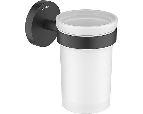 Стакан для зубных щеток Aquatek Европа AQ4104MB Черный матовый