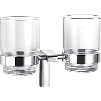 Стакан для зубных щеток Art&Max Ultima AM-8930A двойной Хром