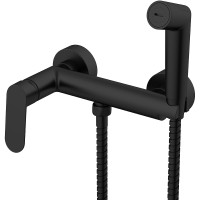 Гигиенический душ со смесителем Splenka S41.51.06 Черный матовый