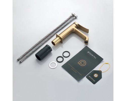 Смеситель для раковины Splenka S31.10.03 Золото матовое