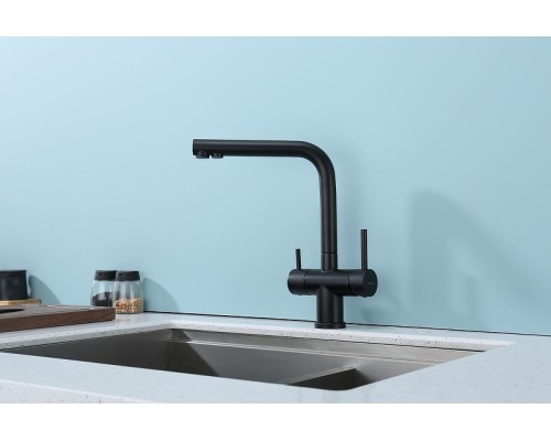 Смеситель для кухни Splenka S70.61.06 Черный матовый