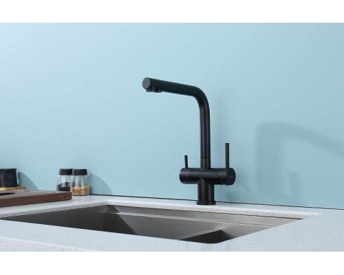 Смеситель для кухни Splenka S70.61.06 Черный матовый