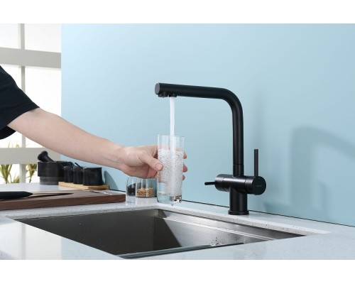 Смеситель для кухни Splenka S70.61.06 Черный матовый