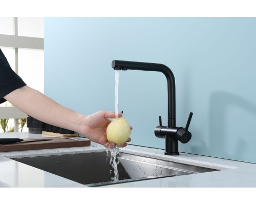 Смеситель для кухни Splenka S70.61.06 Черный матовый