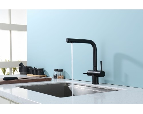 Смеситель для кухни Splenka S70.61.06 Черный матовый