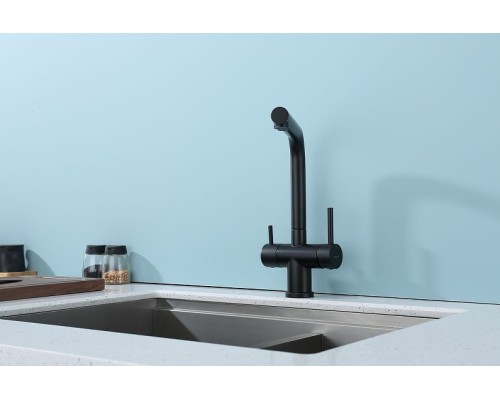 Смеситель для кухни Splenka S70.61.06 Черный матовый