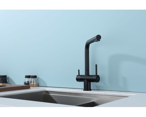 Смеситель для кухни Splenka S70.61.06 Черный матовый