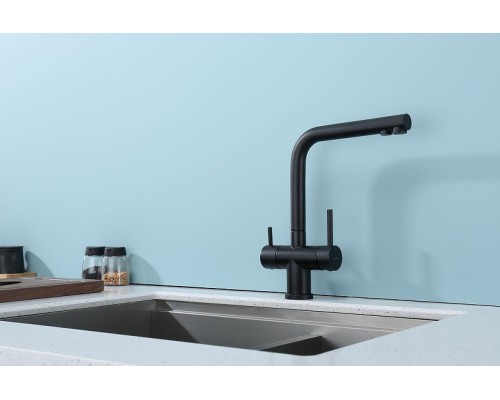 Смеситель для кухни Splenka S70.61.06 Черный матовый