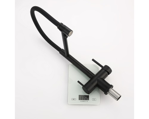 Смеситель для кухни Splenka S70.63.06 Черный матовый