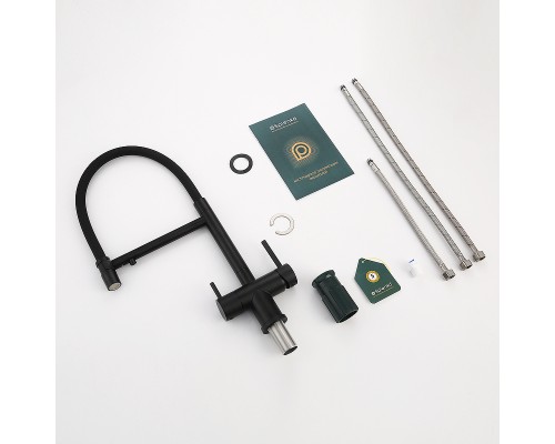 Смеситель для кухни Splenka S70.63.06 Черный матовый