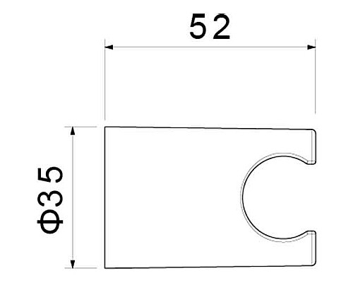 Держатель ручного душа Aquatek AQ2404MB Черный матовый