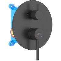 Смеситель для душа Aquatek Европа AQ1346MB Черный матовый