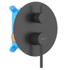 Смеситель для душа Aquatek Европа Черный матовый